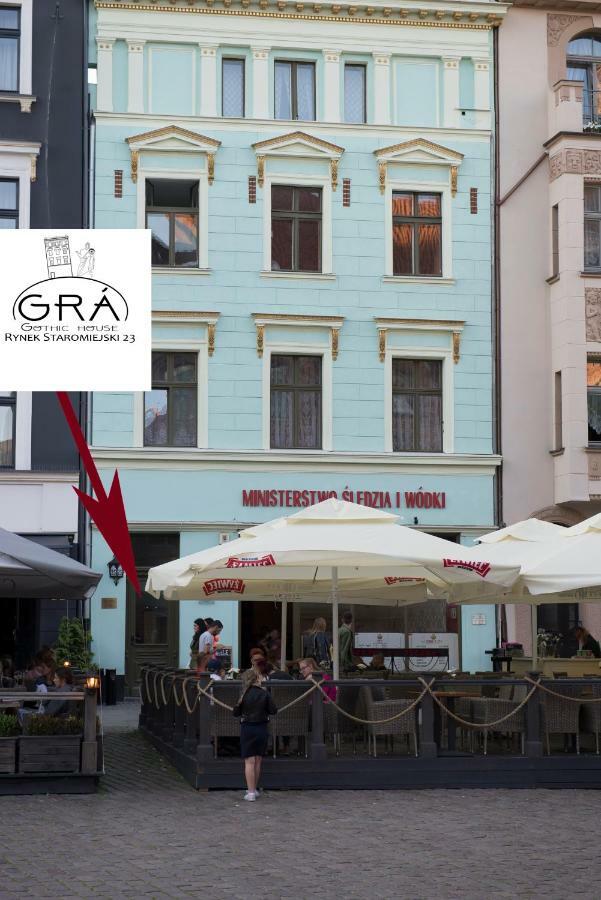Stary Toruń Apartament Gra - Gothic House מראה חיצוני תמונה