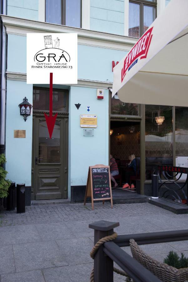 Stary Toruń Apartament Gra - Gothic House מראה חיצוני תמונה